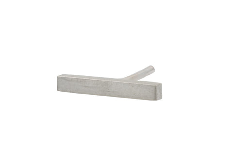 Dainty Bar Stud - Silver