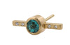 Bezel Bar Stud - Yellow Gold