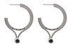 Double Sided Rooney Hoop Earrings
