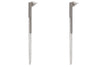 Chained Jacket Earrings - Silver
