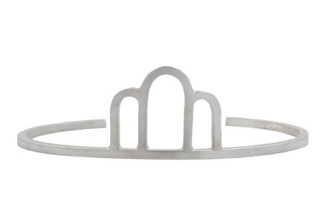 Arches Cuff Bracelet - Silver